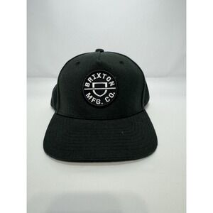 Brixton Hat Cap Snap Back Hat Mens Adjustable Black Casual Baseball